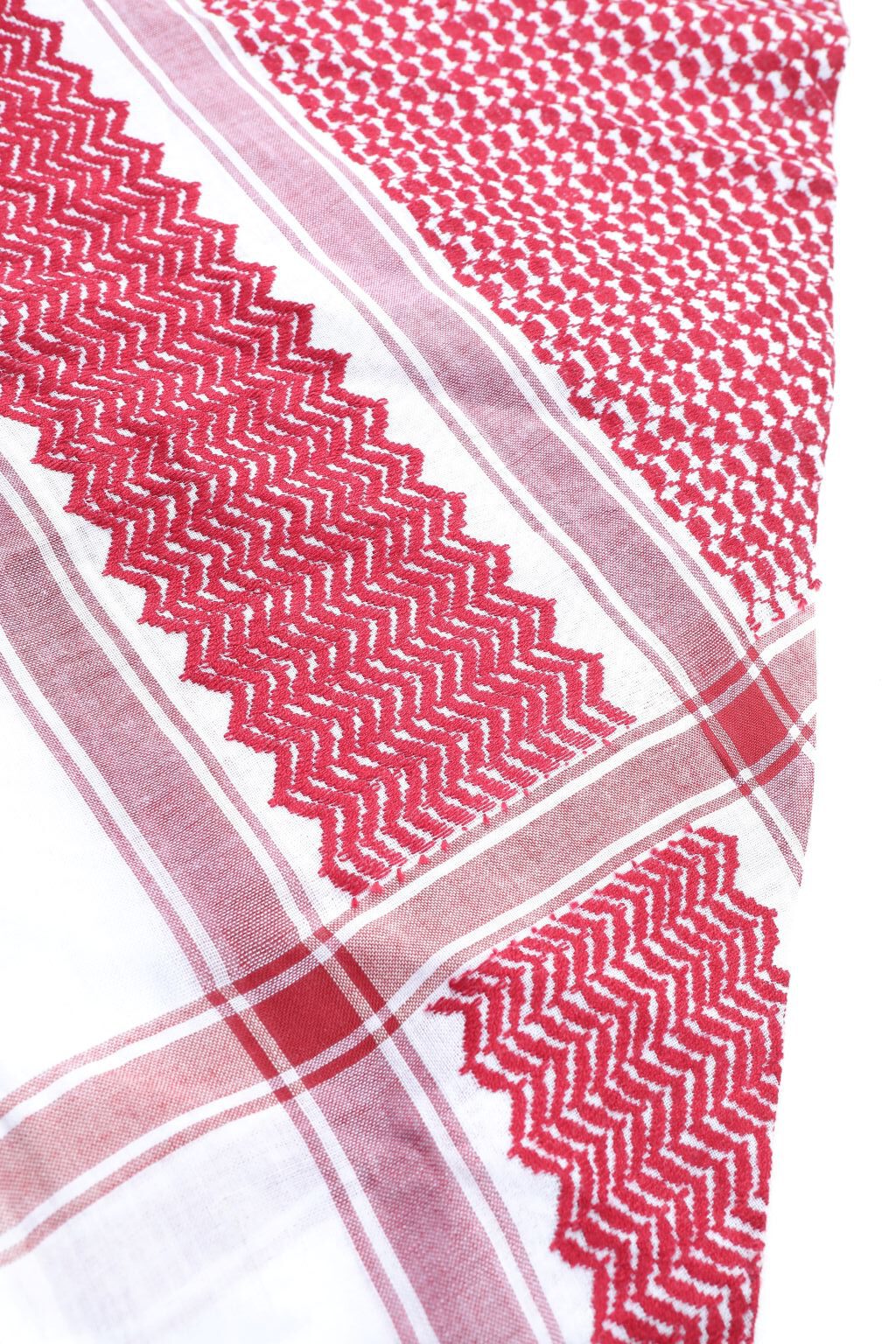 Kefîye - Schal - Rotweiß – Bild 2