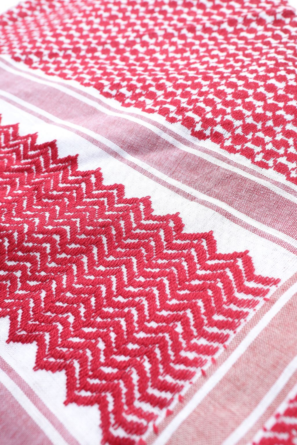 Kefîye - Schal - Rotweiß – Bild 3