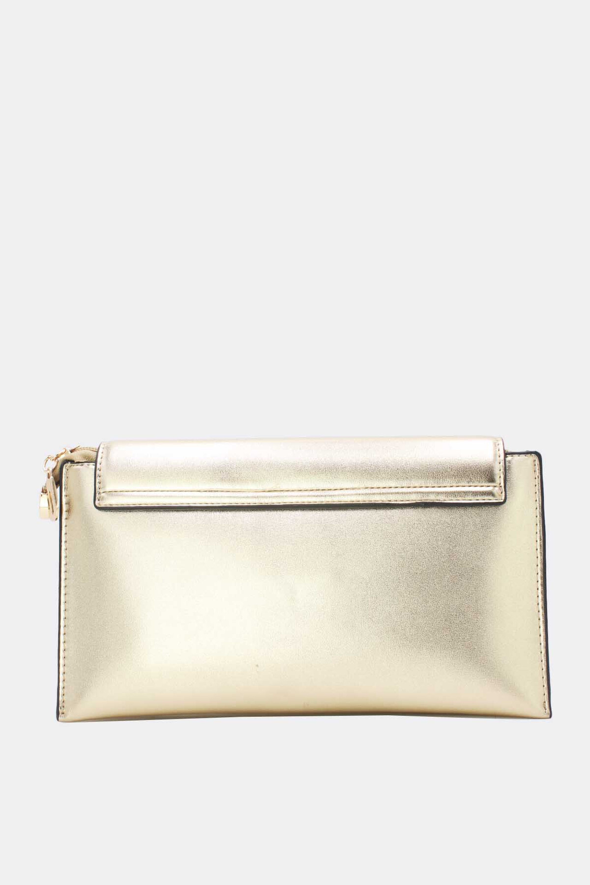 Handtasche - pochette bandouliere a boucle dore noir – Bild 4