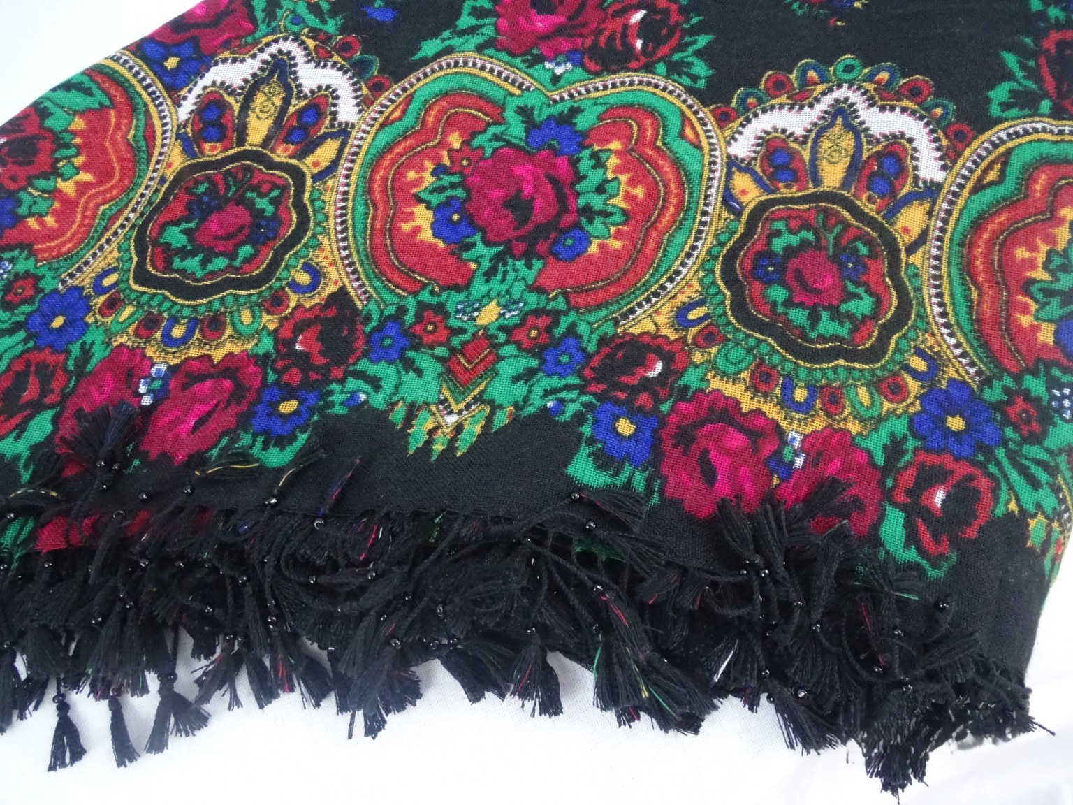 Kefîye - Schal - mit Blumen und Peskelk – Bild 2