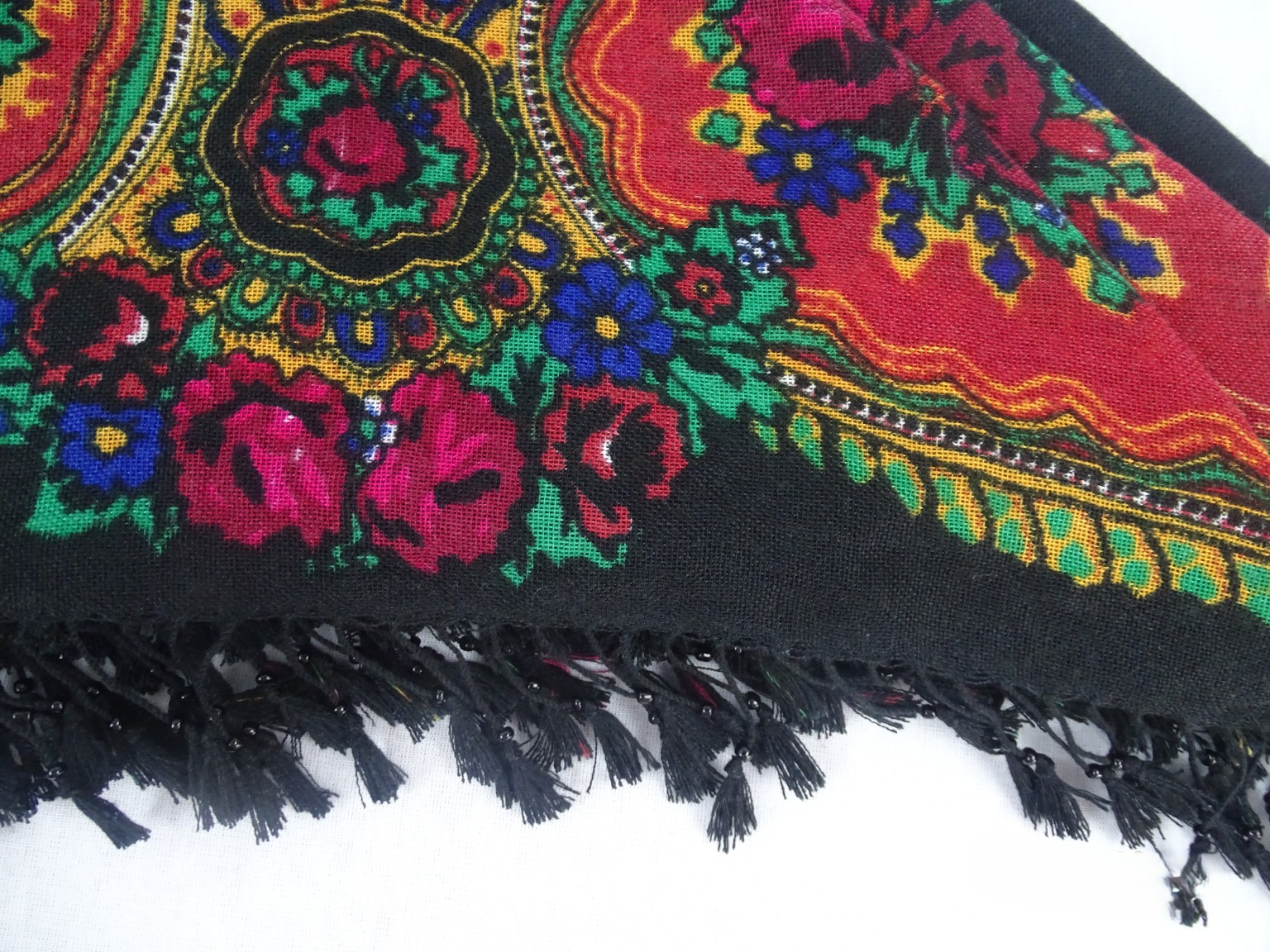 Kefîye - Schal - mit Blumen und Peskelk – Bild 4